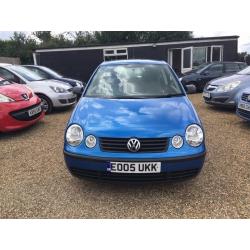 Volkswagen Polo 1.2 S 3dr 2005 * HPI CLEAR * CHEAP INSURANCE * IDEAL FIRST CAR* FULL SERVICE HISTORY
