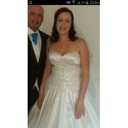 sincerity bridal gown size 12