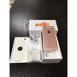 Apple iPhone 6s Rose Gold 16gb mint A***** condition like new unlocked