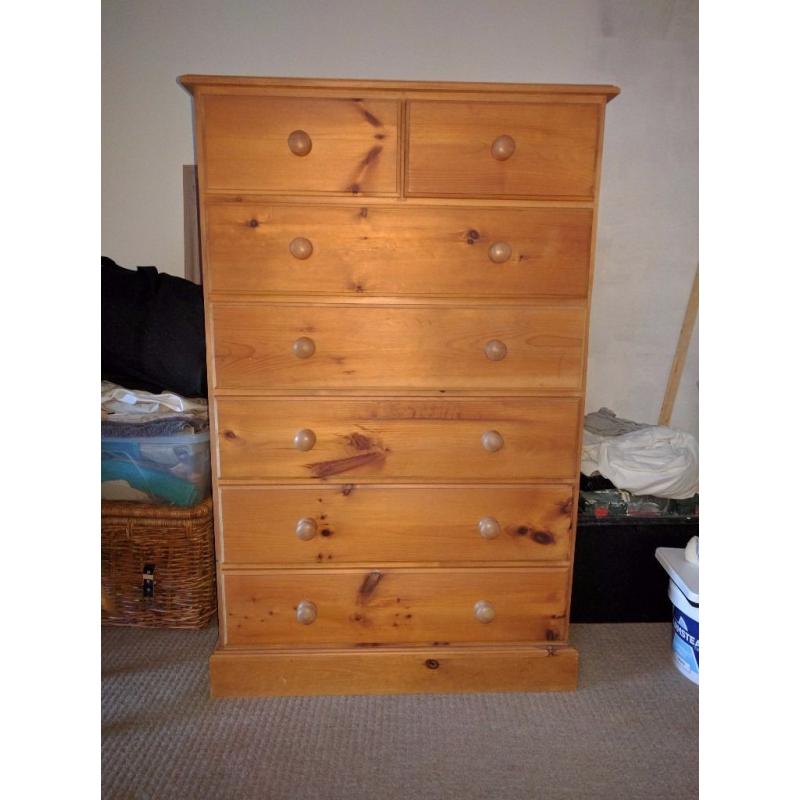 Solid Pine Chest of drawers