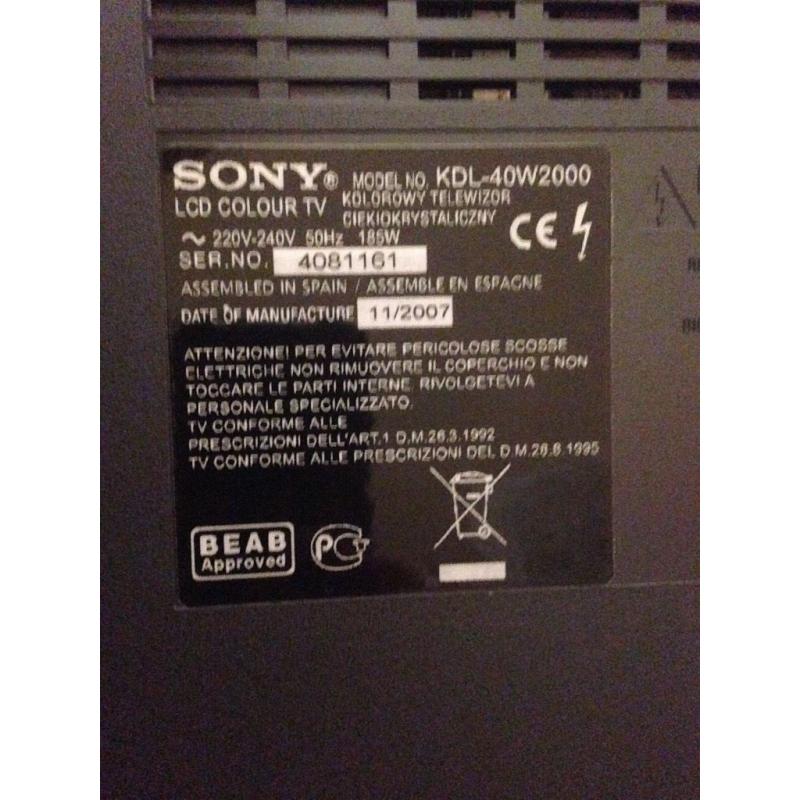 TV Sony Bravia