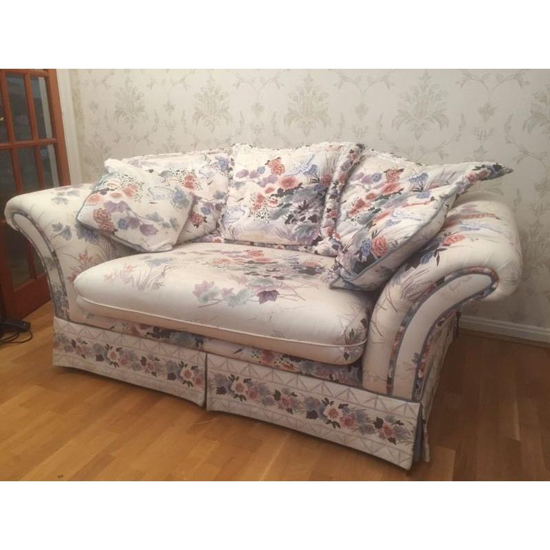 2 piece Suite with footstool