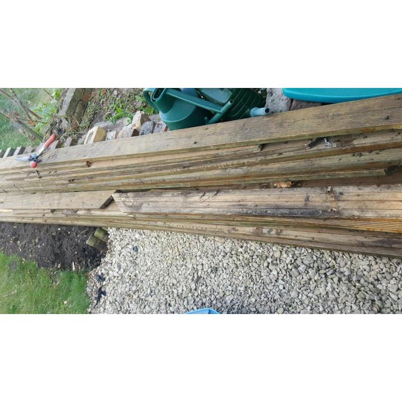 Free decking boards various lengths