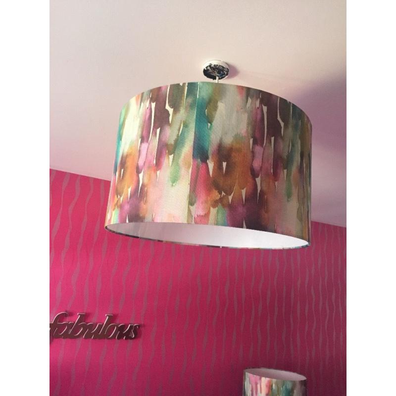 Perseus lamps x2 and shade