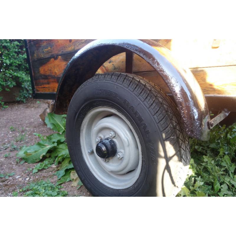 Wooden Car Trailer