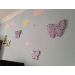 Wall decorations from Next- butterflies