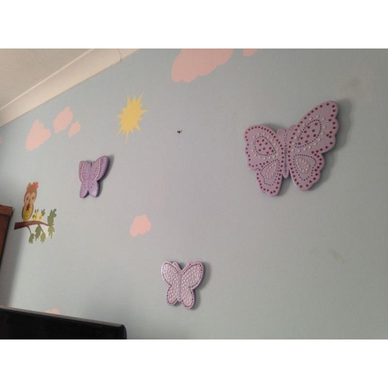 Wall decorations from Next- butterflies