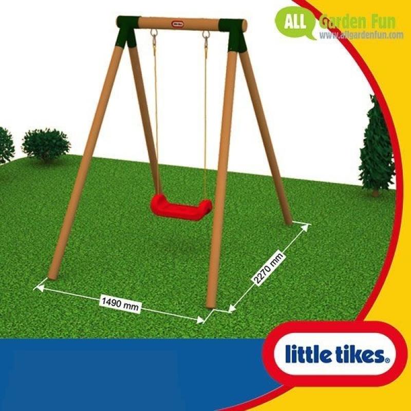 Little Tikes Single Wooden Swing - Brand New