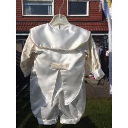 Boys Christening Romper Suit