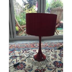 Red Habitat Table Lamp