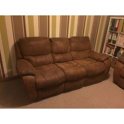 Two recliner sofas for sale