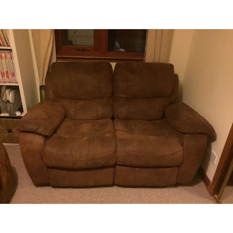 Two recliner sofas for sale