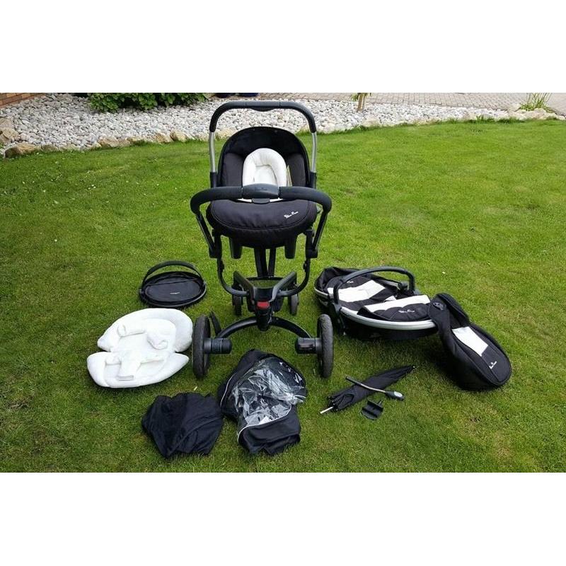 Silver cross pushchair and car seat bundle