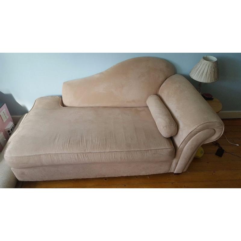 Chaise longue sofa beige