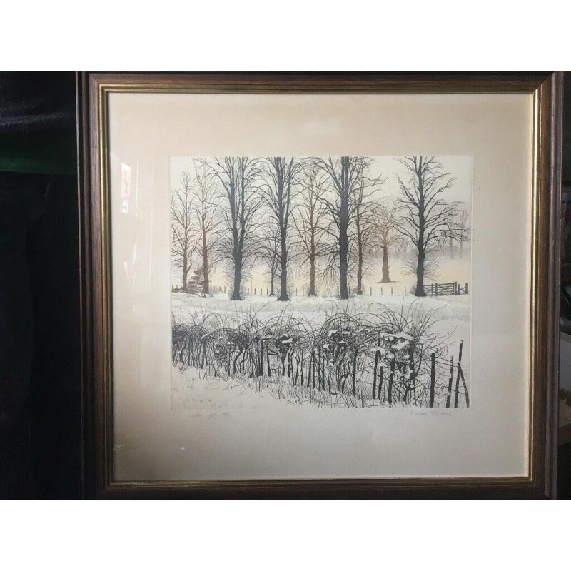 Original Graham Evernden etching