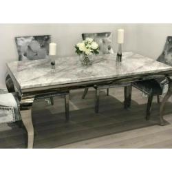 XMAS Sale Brand New Marble Dinning Table and Chairs Available