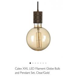 Large calex globe bulb set